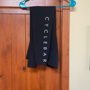 CycleBar black leggings, size 8, gently used condition, soft comfy fabric